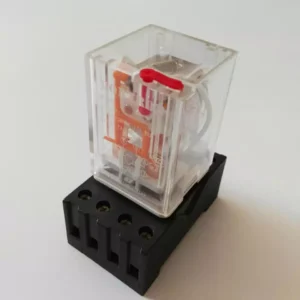 RELÉ REMK2PN-DC24V KONTRON: RELÉ DE 8 PINES DC24V CON LED Y PULSADOR 2NO/2NC
